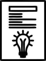 Idea solution icon symbol vector image. Illustration of the creative innovation concept design. EPS 10