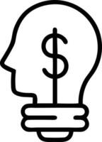 Idea solution icon symbol vector image. Illustration of the creative innovation concept design. EPS 10