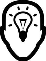 Idea solution icon symbol vector image. Illustration of the creative innovation concept design. EPS 10