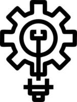 Idea solution icon symbol vector image. Illustration of the creative innovation concept design. EPS 10