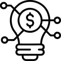 Idea solution icon symbol vector image. Illustration of the creative innovation concept design. EPS 10
