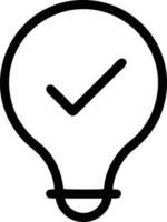 Idea solution icon symbol vector image. Illustration of the creative innovation concept design. EPS 10