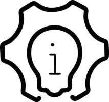 Idea solution icon symbol vector image. Illustration of the creative innovation concept design. EPS 10