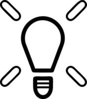 Idea solution icon symbol vector image. Illustration of the creative innovation concept design. EPS 10