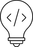 Idea solution icon symbol vector image. Illustration of the creative innovation concept design. EPS 10