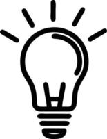 Idea solution icon symbol vector image. Illustration of the creative innovation concept design. EPS 10