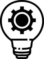 Idea solution icon symbol vector image. Illustration of the creative innovation concept design. EPS 10