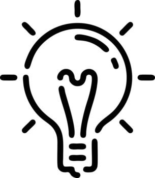 Idea solution icon symbol vector image. Illustration of the creative innovation concept design. EPS 10