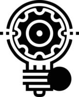 Idea solution icon symbol vector image. Illustration of the creative innovation concept design. EPS 10