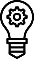 Idea solution icon symbol vector image. Illustration of the creative innovation concept design. EPS 10