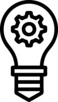 Idea solution icon symbol vector image. Illustration of the creative innovation concept design. EPS 10