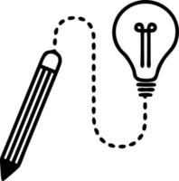 Idea solution icon symbol vector image. Illustration of the creative innovation concept design. EPS 10