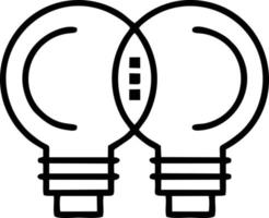 Idea solution icon symbol vector image. Illustration of the creative innovation concept design. EPS 10