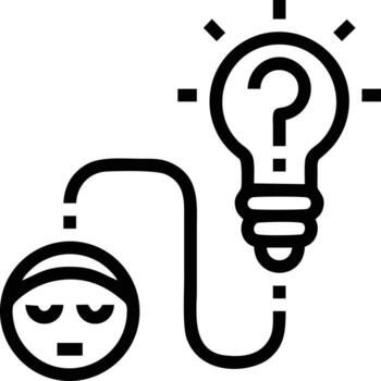 idea solución icono símbolo vector imagen. ilustración de el creativo innovación concepto diseño. eps 10