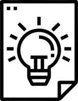 Idea solution icon symbol vector image. Illustration of the creative innovation concept design. EPS 10