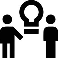 Idea solution icon symbol vector image. Illustration of the creative innovation concept design. EPS 10