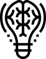 Idea solution icon symbol vector image. Illustration of the creative innovation concept design. EPS 10
