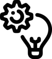 Idea solution icon symbol vector image. Illustration of the creative innovation concept design. EPS 10