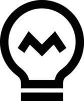 Idea solution icon symbol vector image. Illustration of the creative innovation concept design. EPS 10