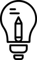 Idea solution icon symbol vector image. Illustration of the creative innovation concept design. EPS 10