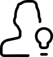 Idea solution icon symbol vector image. Illustration of the creative innovation concept design. EPS 10