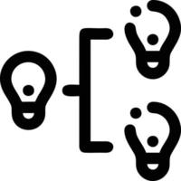Idea solution icon symbol vector image. Illustration of the creative innovation concept design. EPS 10