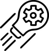 Idea solution icon symbol vector image. Illustration of the creative innovation concept design. EPS 10