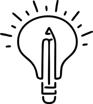 Idea solution icon symbol vector image. Illustration of the creative innovation concept design. EPS 10