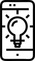 Idea solution icon symbol vector image. Illustration of the creative innovation concept design. EPS 10