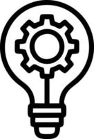 Idea solution icon symbol vector image. Illustration of the creative innovation concept design. EPS 10