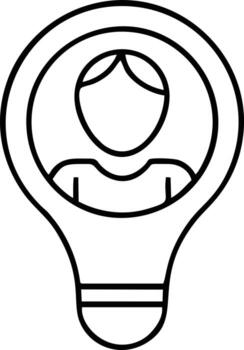 idea solución icono símbolo vector imagen. ilustración de el creativo innovación concepto diseño. eps 10