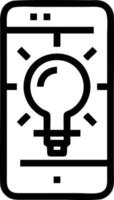 Idea solution icon symbol vector image. Illustration of the creative innovation concept design. EPS 10