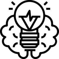 Idea solution icon symbol vector image. Illustration of the creative innovation concept design. EPS 10