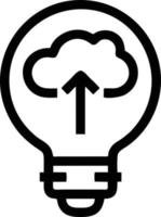 Idea solution icon symbol vector image. Illustration of the creative innovation concept design. EPS 10