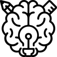 Idea solution icon symbol vector image. Illustration of the creative innovation concept design. EPS 10