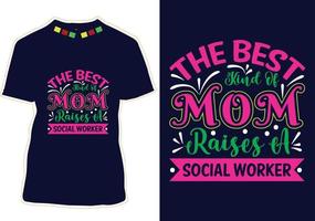 Mothers Day T-shirt Design vector