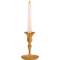 Transparent antique candle holder png
