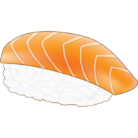 Japanese sushi food menu, raw fish food, traditional Asian png