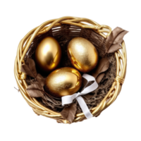 linda Pascua de Resurrección huevos aislado. png