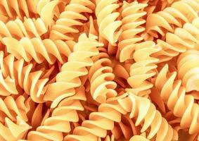 Dry raw pasta photo