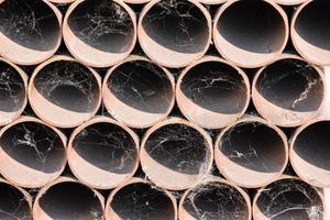 Rusty metal pipes photo