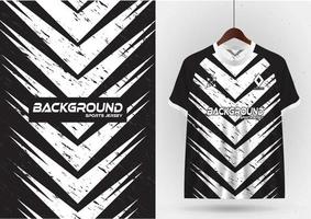 Mockup T-shirt sport design template, soccer jersey mockup for soccer club. Uniform front and back view vector