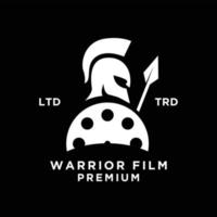 Film warrior logo icon design vector