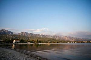 Scenic coastal view photo