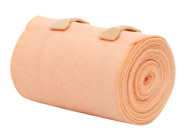 Medical elastic bandage roll isolated png