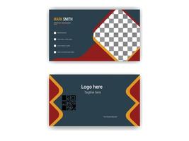 modern business card template design vector