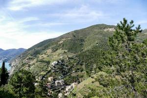 paisaje escénico de montaña foto