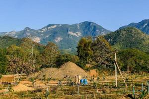 Scenic mountain landscape photo