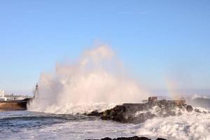 olas en el Oceano foto