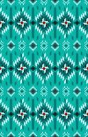 Aztec fabric pattern seamless. vector geometric pattern green mint color design.